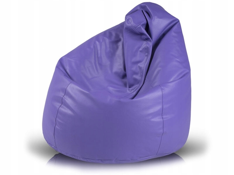 110x80 SKÓRZANA FIOLETOWA PUFA EKO WYBÓR KOLORU