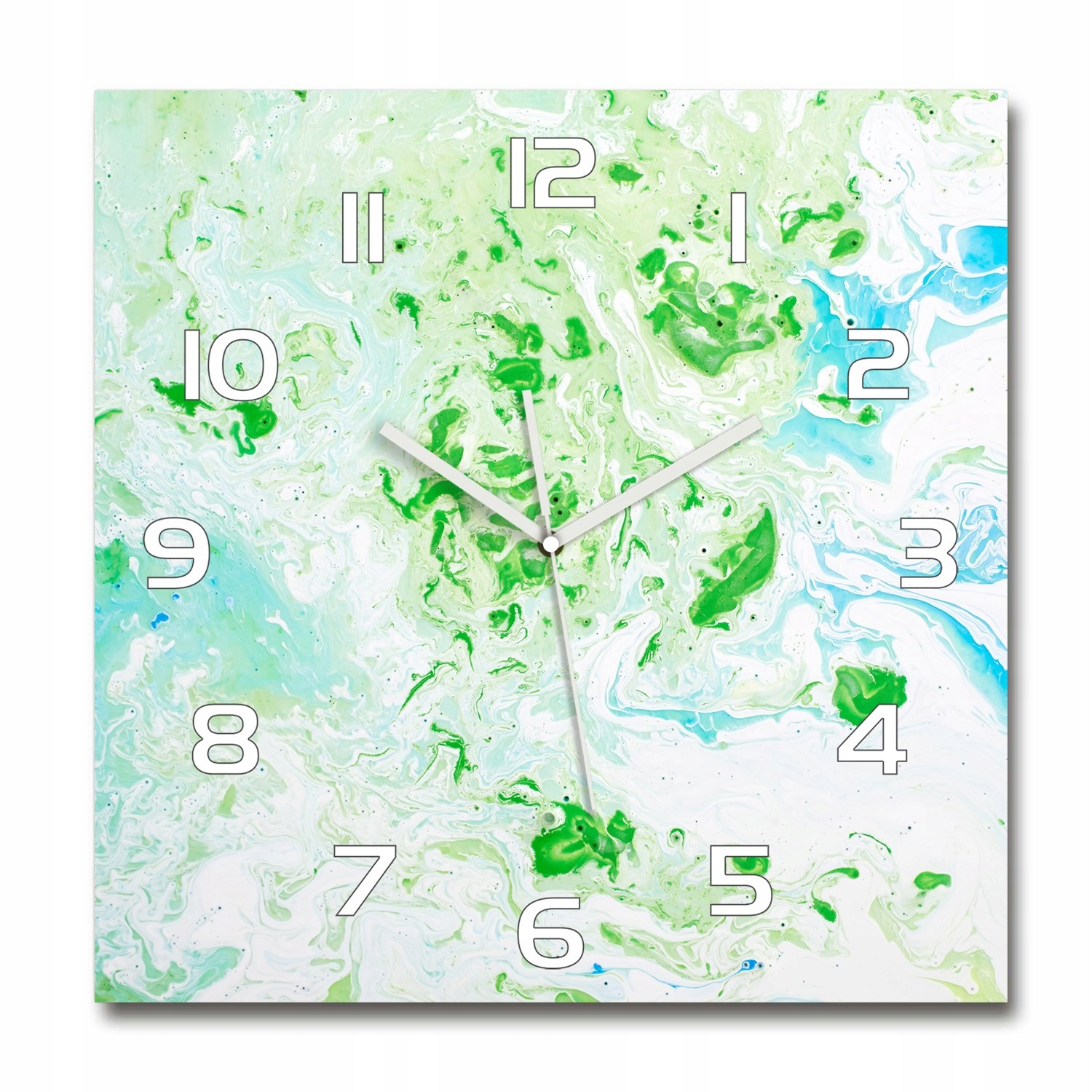Velké skleněné nástěnné hodiny Abstraktní pozadí 60x60