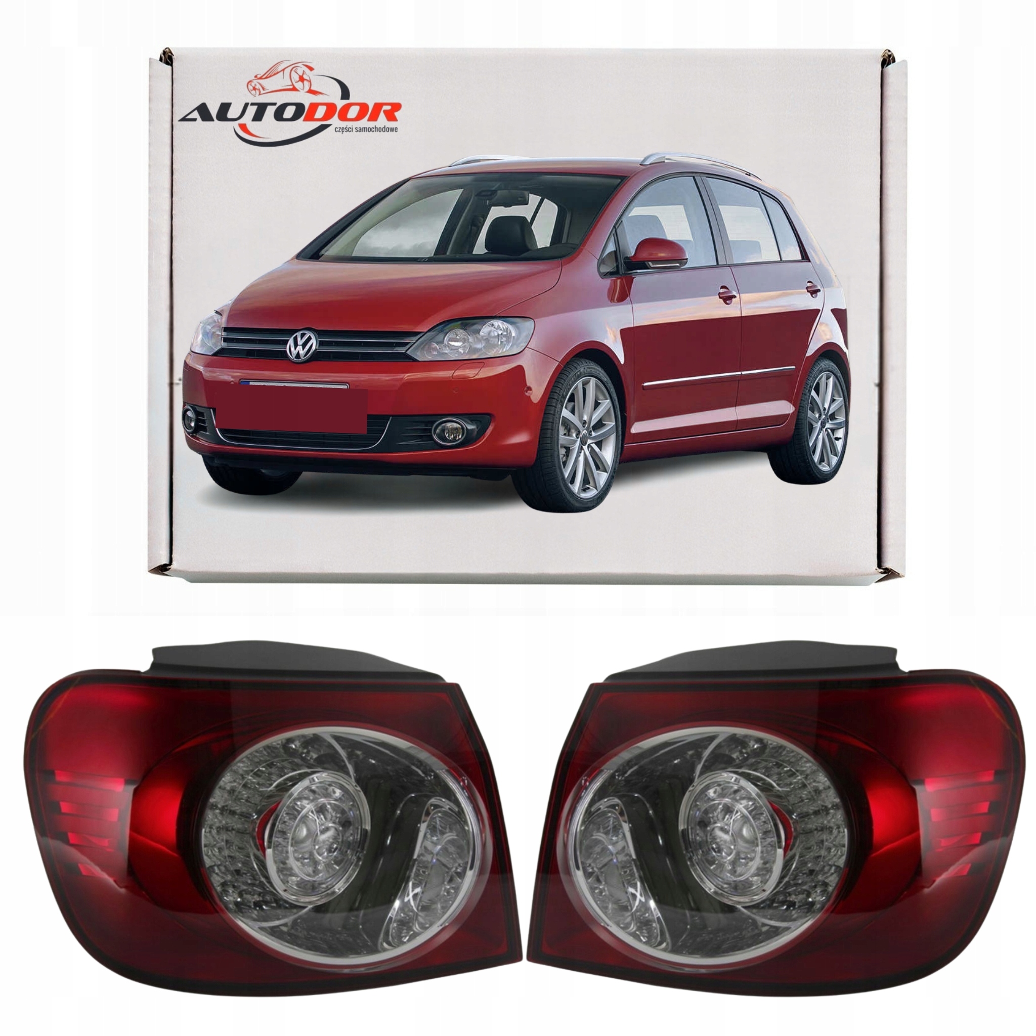 Volkswagen Golf Plus 2004-2013 Světla Zadní Světla Nová Pravá Levá Sada