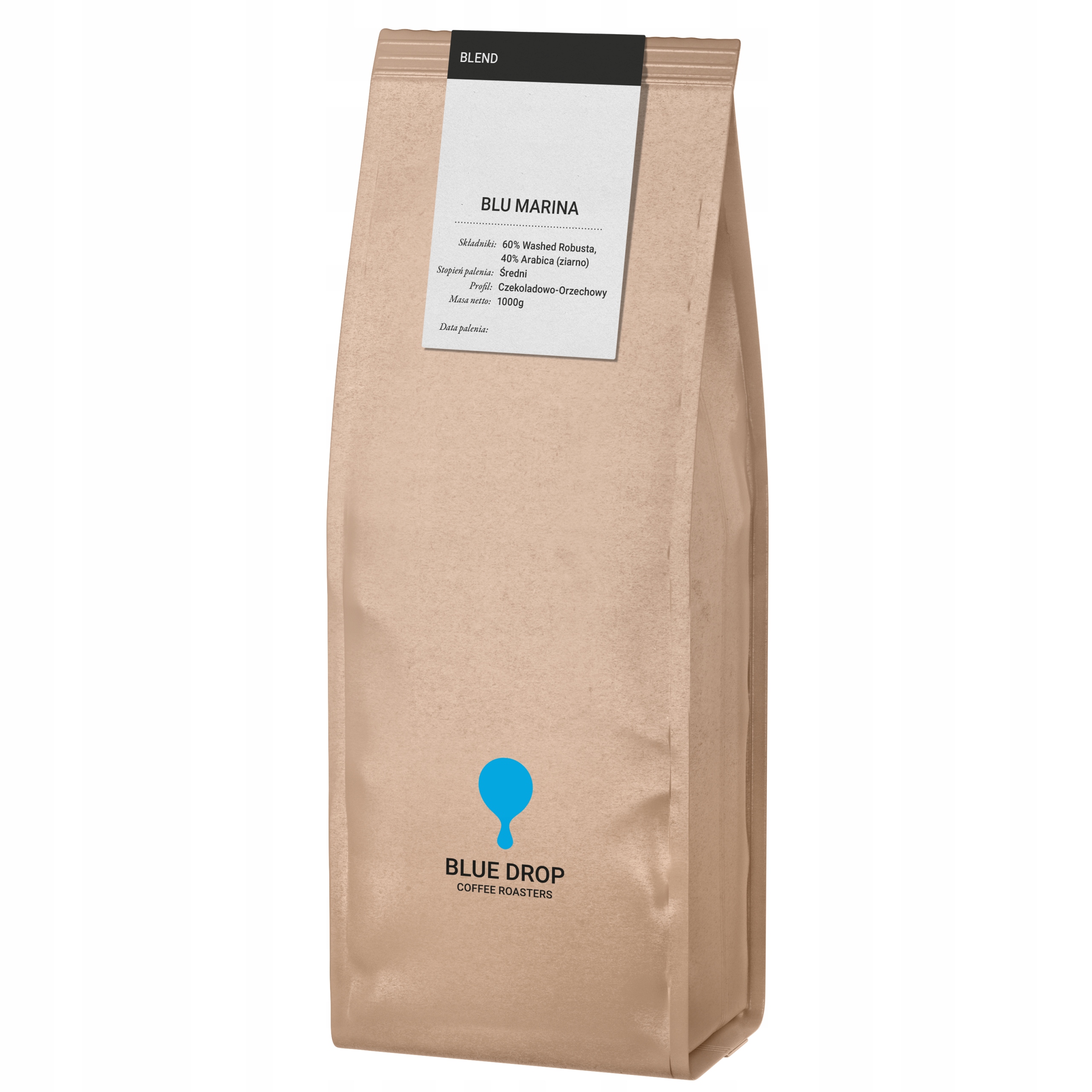 Káva Zrnková 1 kg Čerstvě pražená pro kávovar Blu Marina ze smíšené pražírny