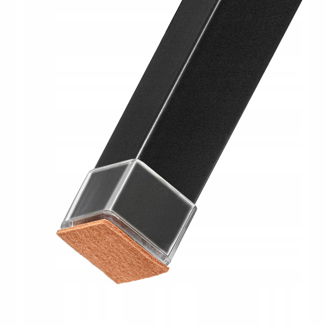 

Nakładki z filcem nogi krzesła kwadratowe 25x25mm
