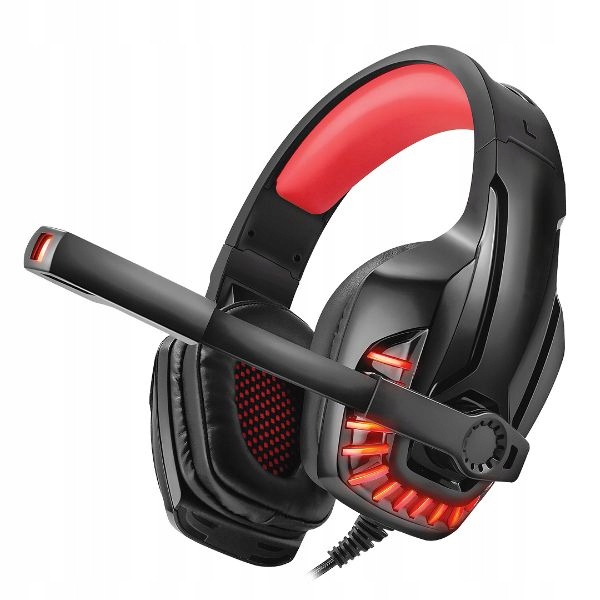 

Gemingowe Słuchawki z Mikrofonem Real-el GDX-7650