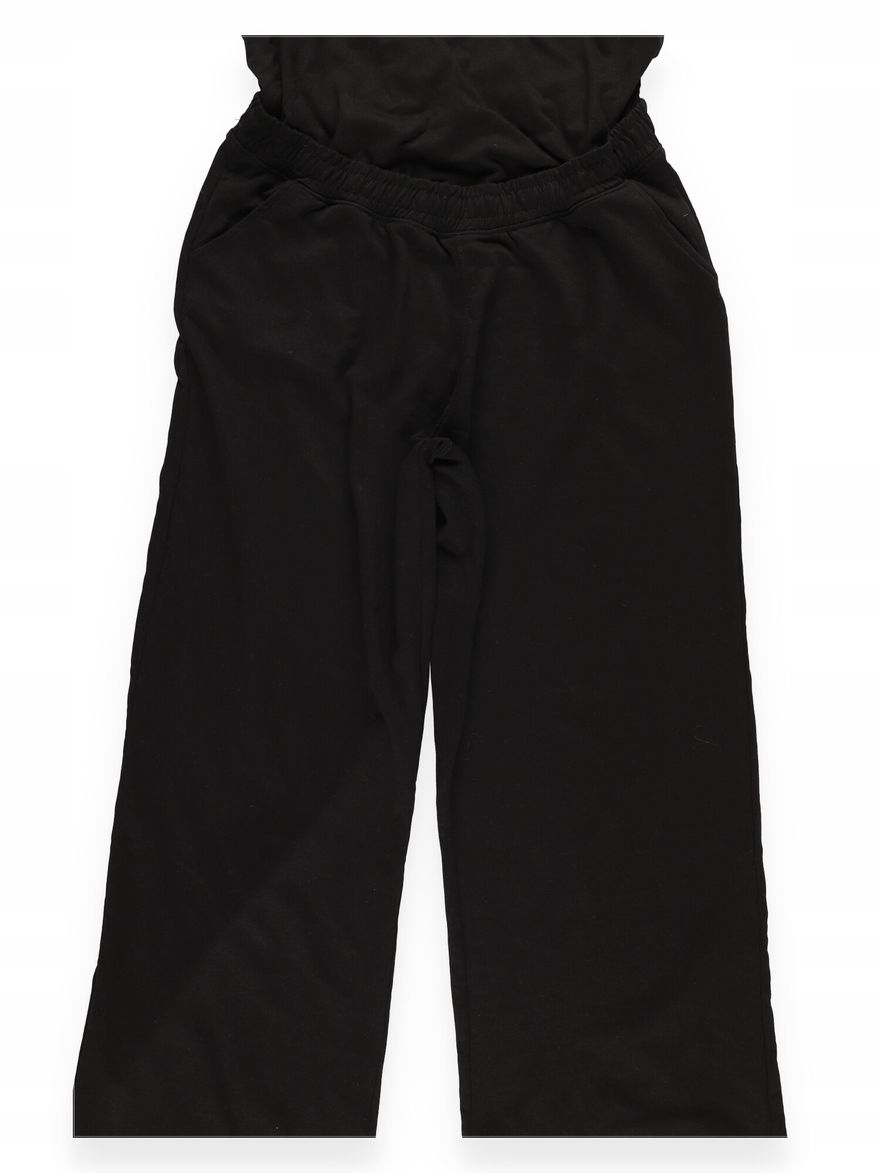 CIĄŻOWE SPODNIE DRESOWE PROSTA NOGAWKA__L Rozmiar L