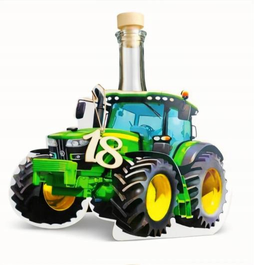 Dárek k 18. narozeninám pro farmáře Traktor Karafa Skleničky Sada
