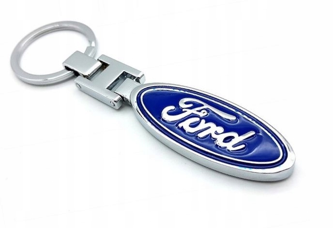 Ford Brelok Breloczek Metalowy Niebieski Do Kluczy KK25 K25