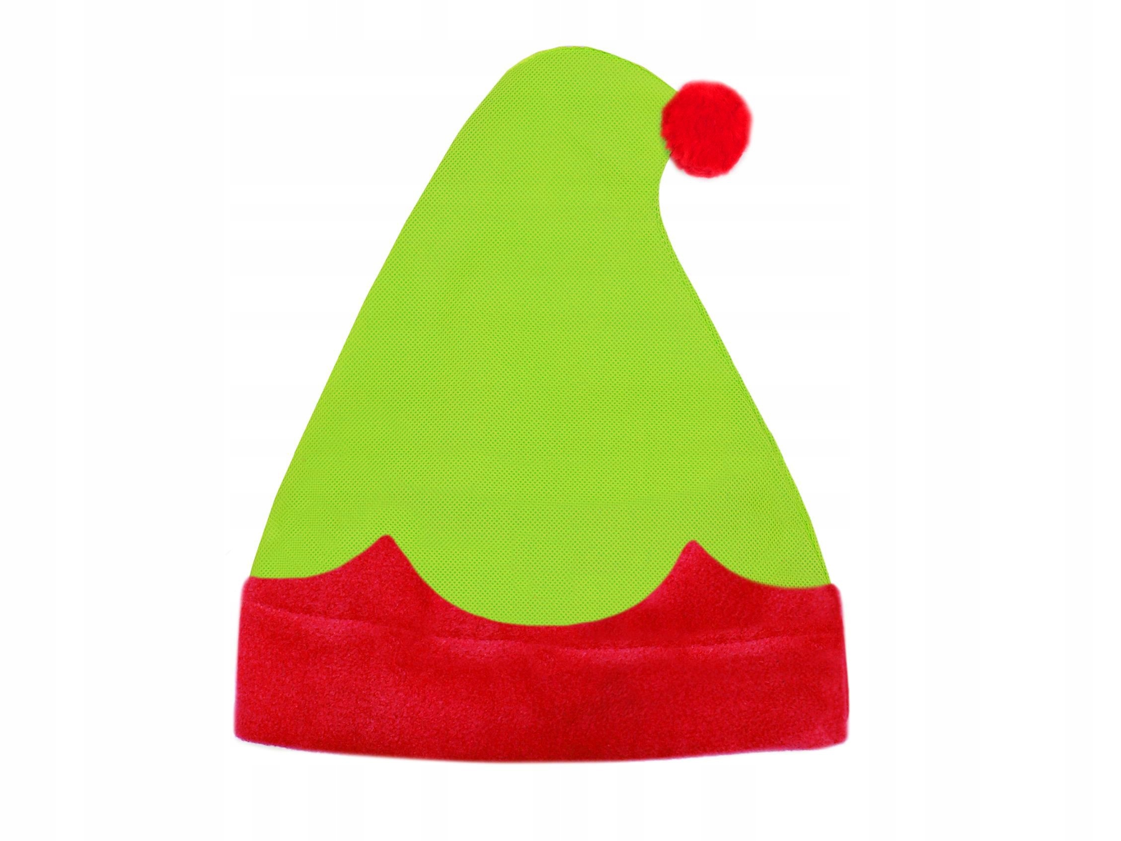 STRÓJ ELF KOSTIUM ELFKI ŚWIĄTECZNE PRZEBRANIE CZAPKA ZIELONY 116-140 3el Płeć Dziewczynki