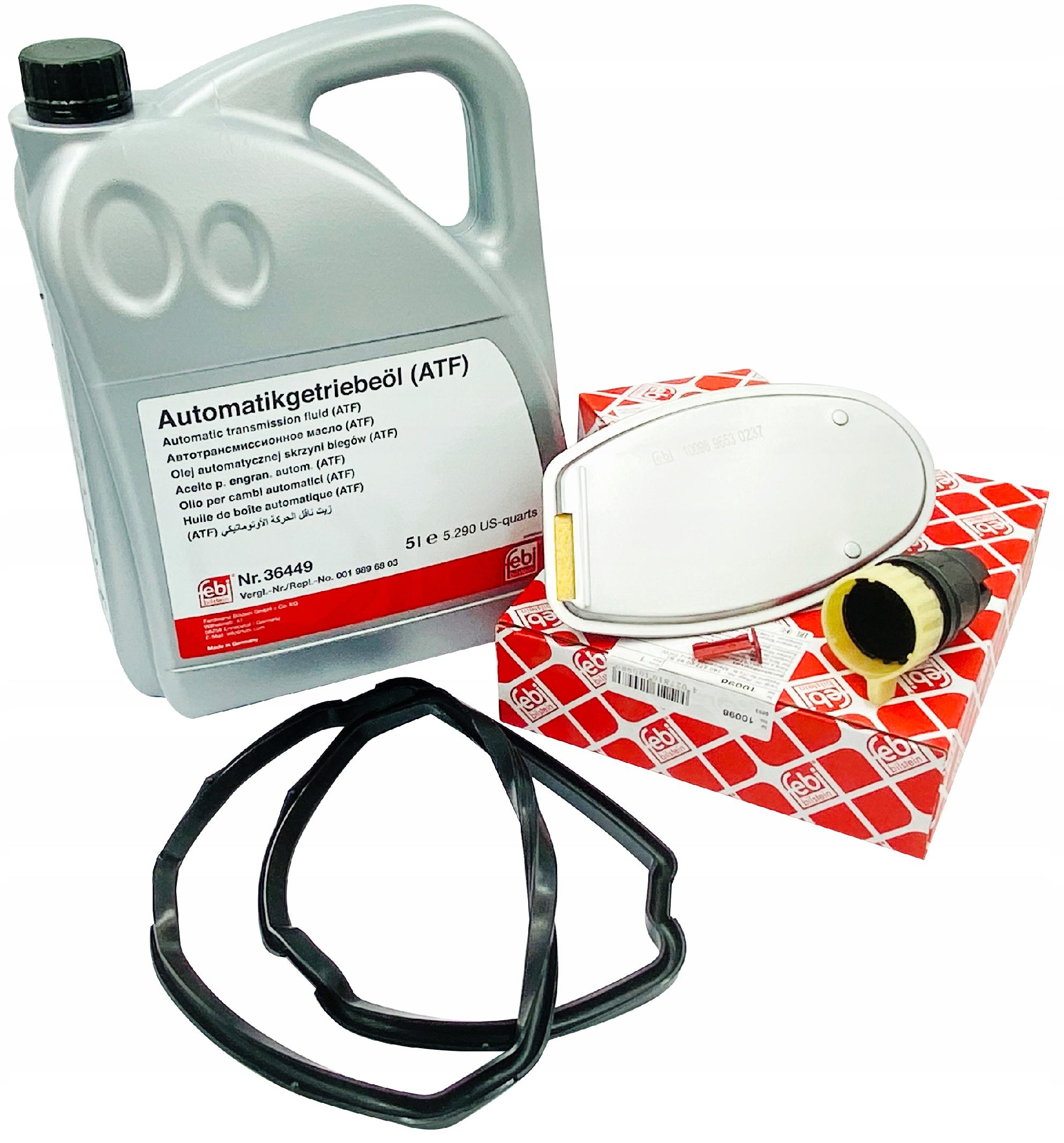 10098 - Масляный фильтр 5л коробки MERCEDES W140 W220 W221 FEBI