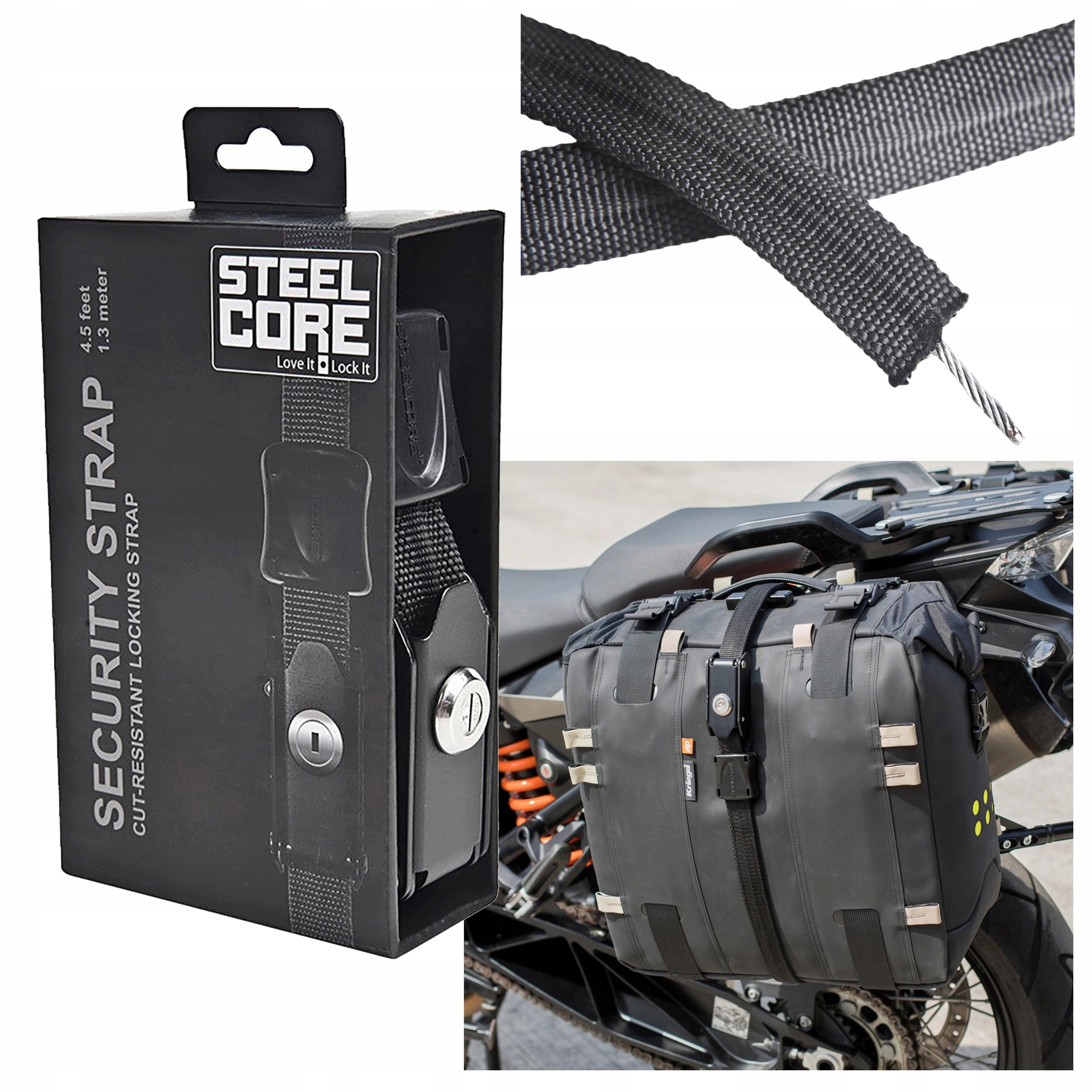 Kriega Pás So Zámkom A Oceľovou Páskou Steelcore Je Bezpečne Pevný