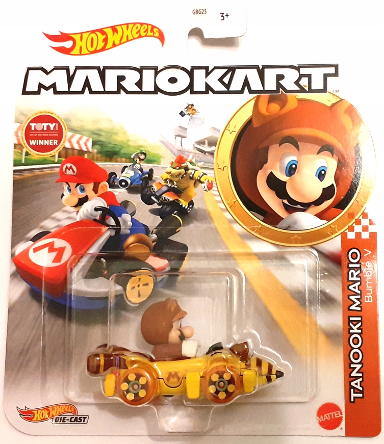 

Hot Wheels Mario Kart Tanooki Mario Bumble V