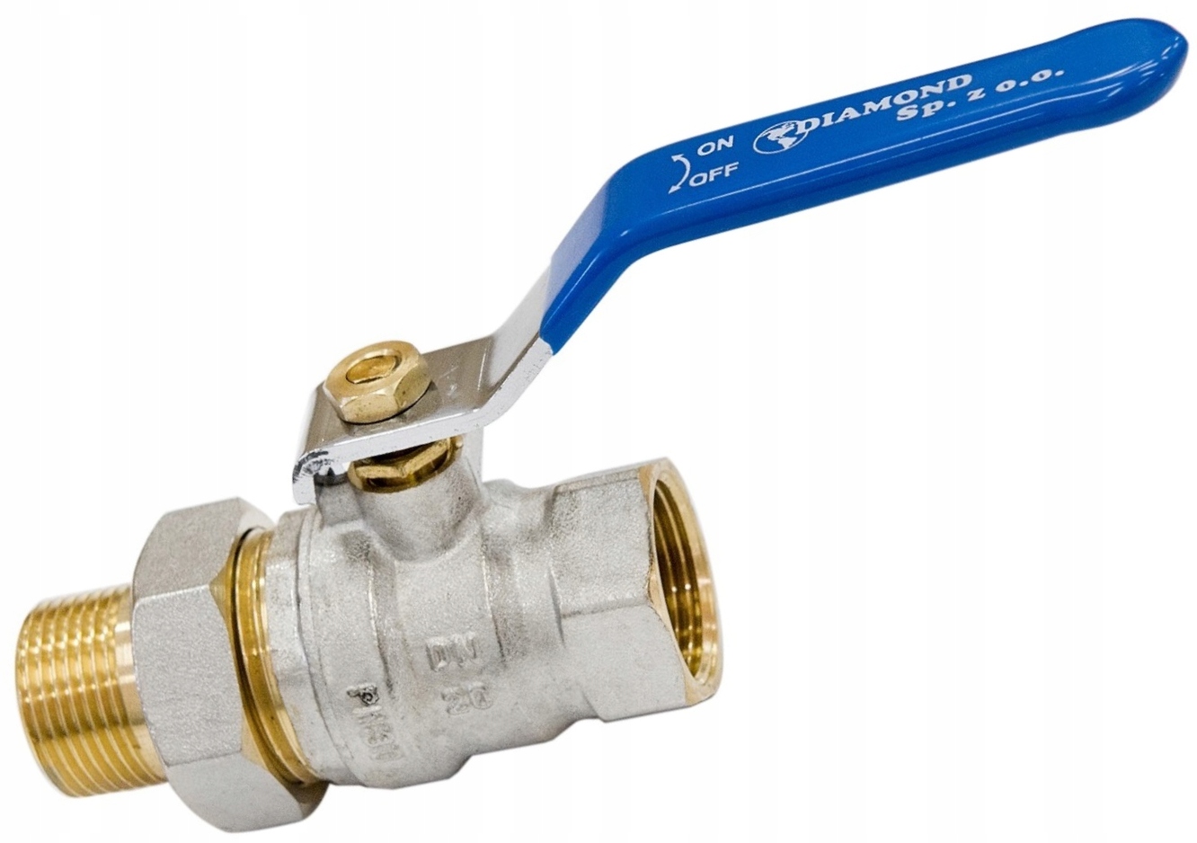 ZAWÓR KULOWY 5/4" Z ŚRUBUNKIEM I RĄCZKĄ PREMIUM