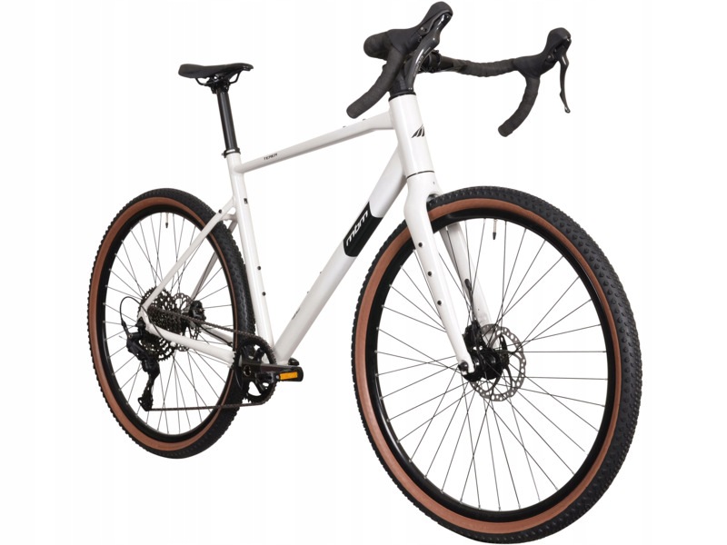 Rower gravel Mbm Terea 572 M23 28 cali męski Biały