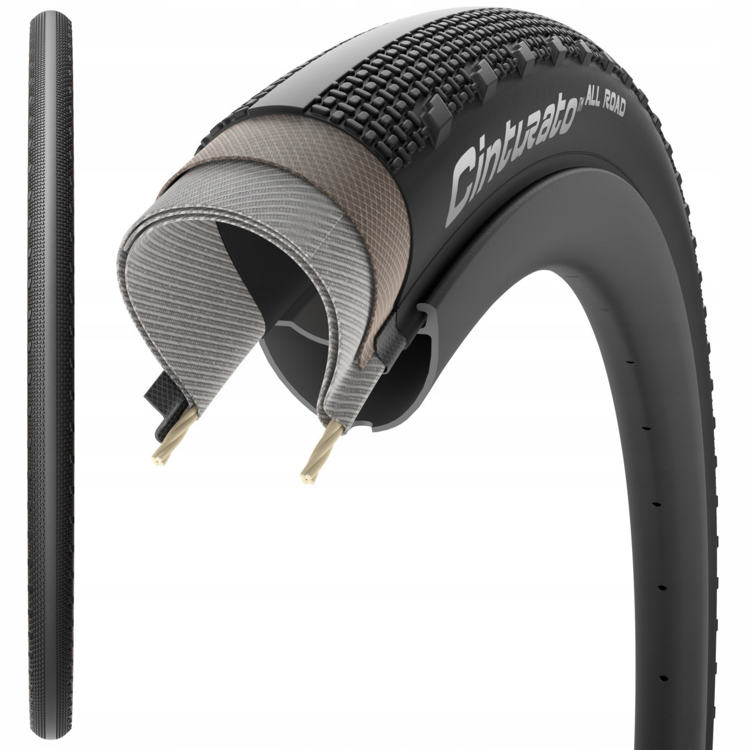 Opona rowerowa Gravel Pirelli Cinturato All Road 28" 700x40C Tlr ProWALL