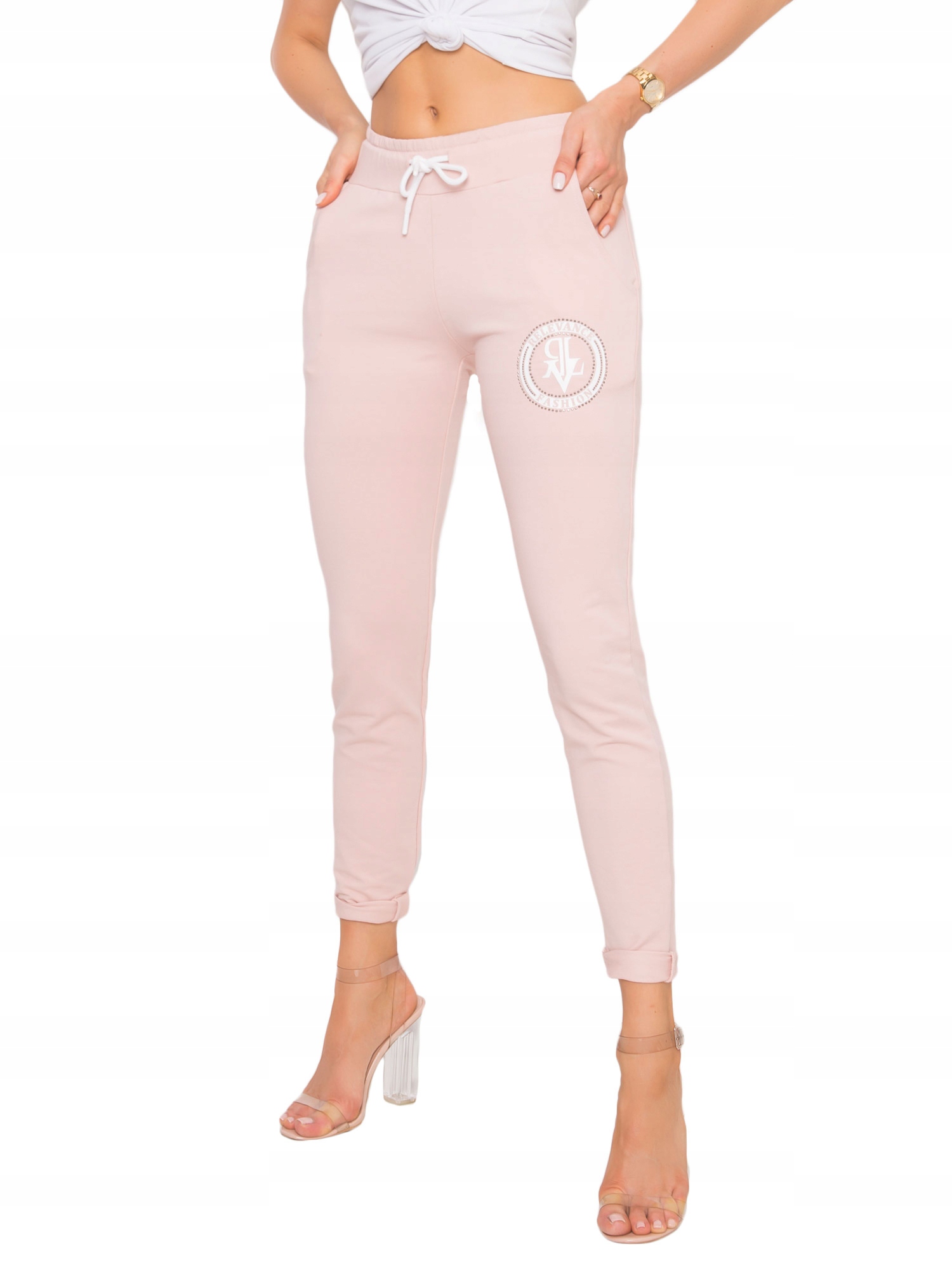 

Spodnie Damskie dresowe Dresy bawełna - XL