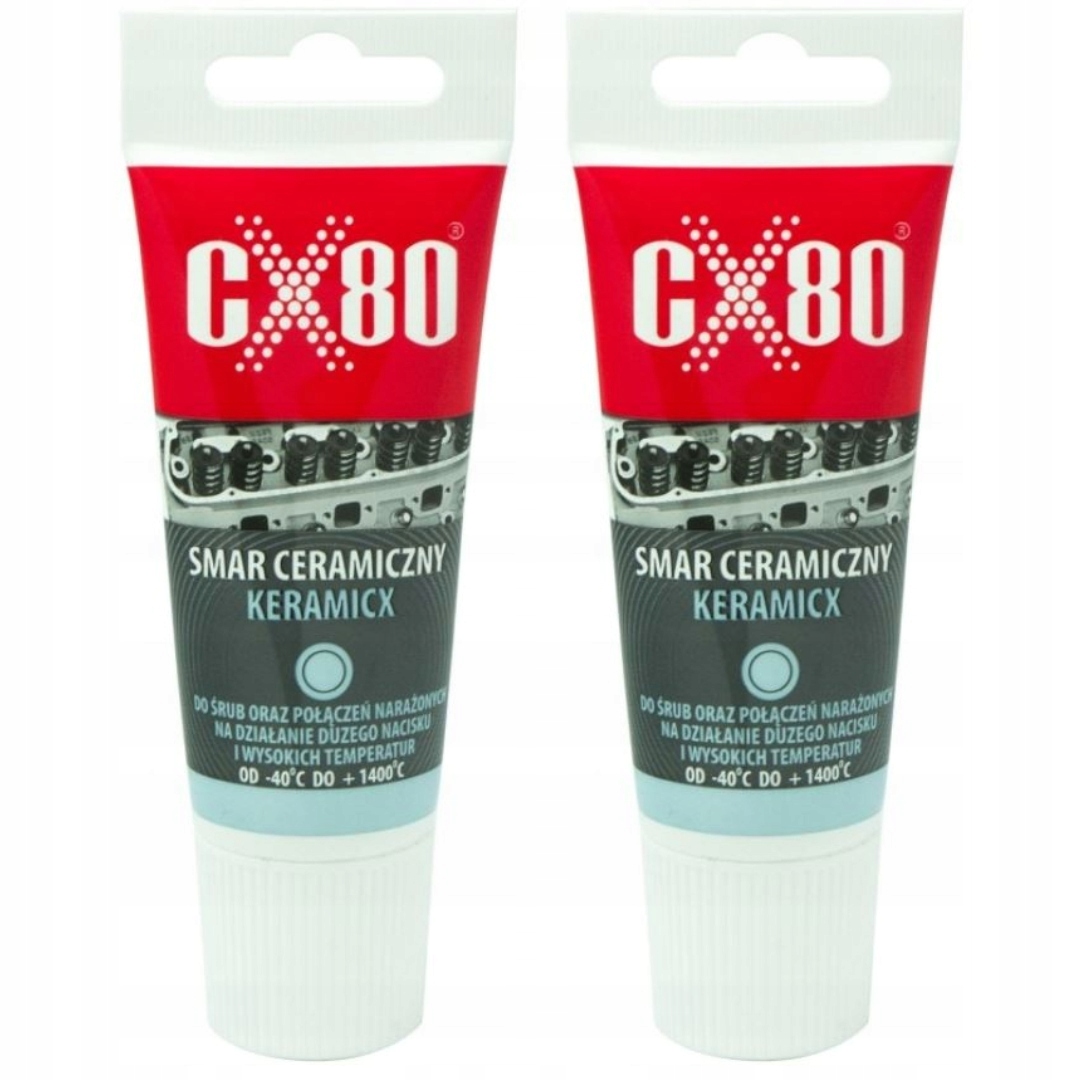 CX80 Keramicx Smar ceramiczny do hamulców wydechu Przemysłowy 40g x 2 szt