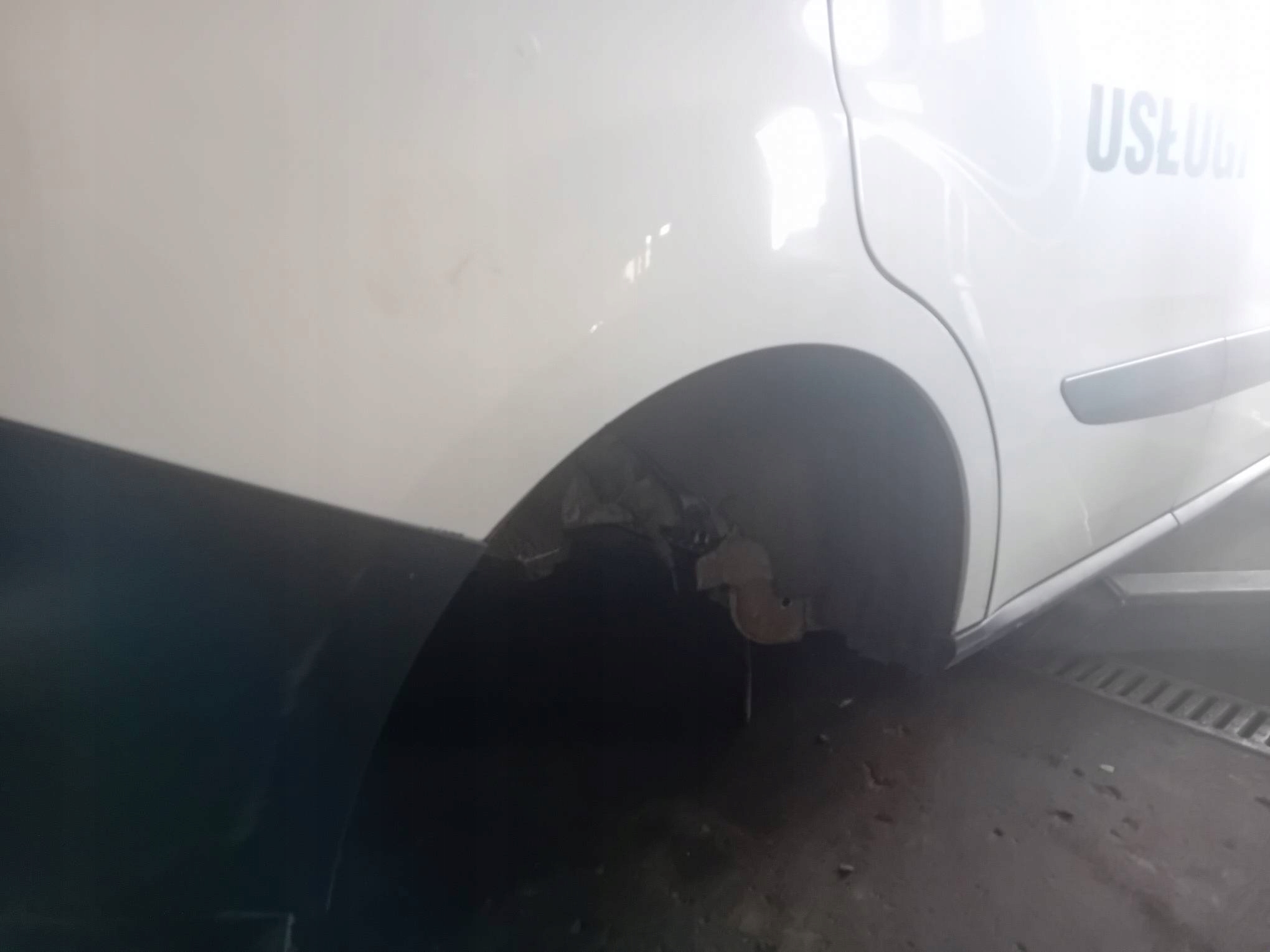 LONGHERONE parafango Destra posteriore FROZEN WHITE FORD TRANSIT COURIER
