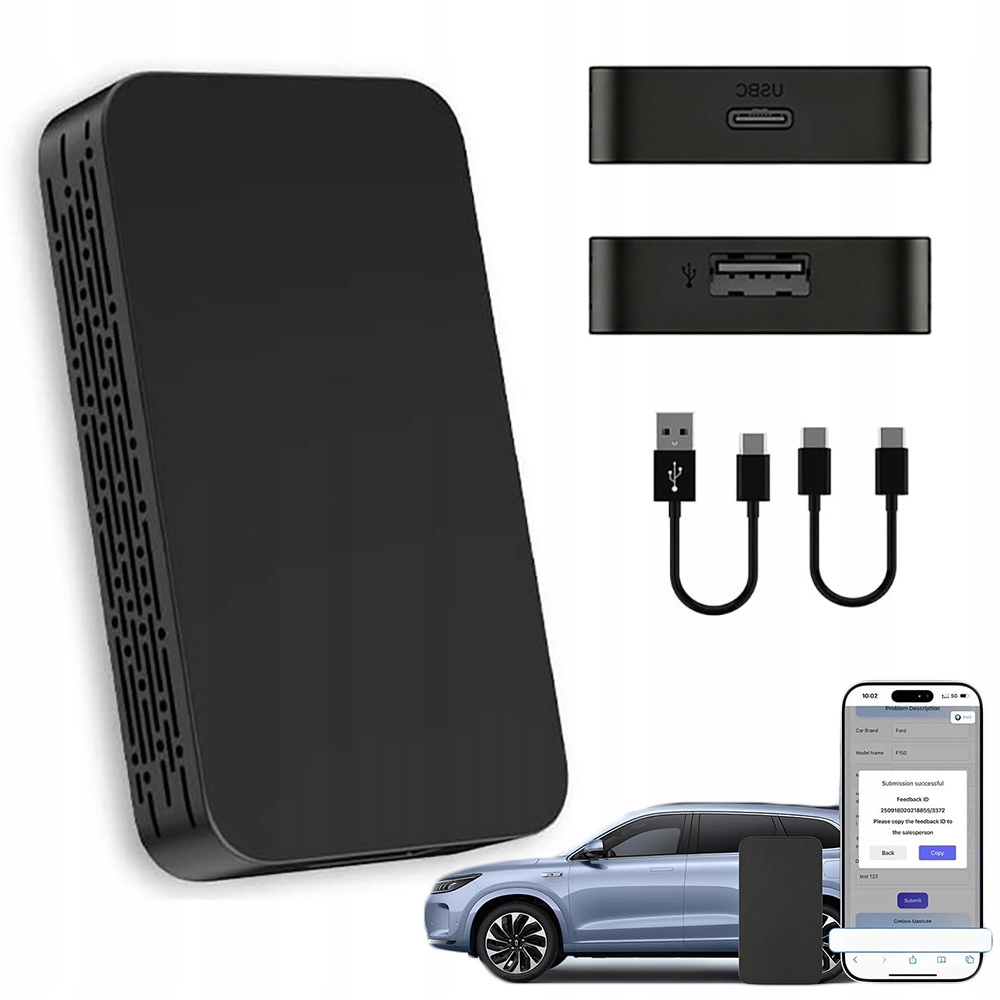 Carlinkit 5.2 – Bluetooth adaptér pro konverzi Apple CarPlay/Android Auto