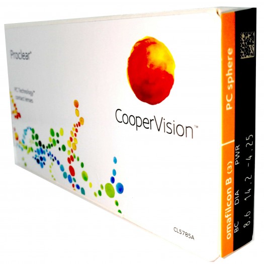 

Proclear 3szt soczewki miesięczne Cooper moc +17.5
