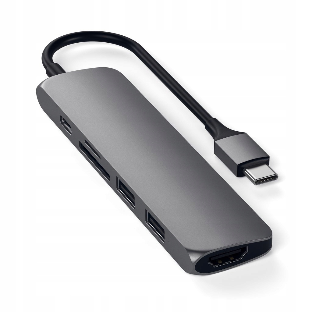 

Satechi Slim Type-C Adapter v2 - Usb Hdmi Usb-c 4k