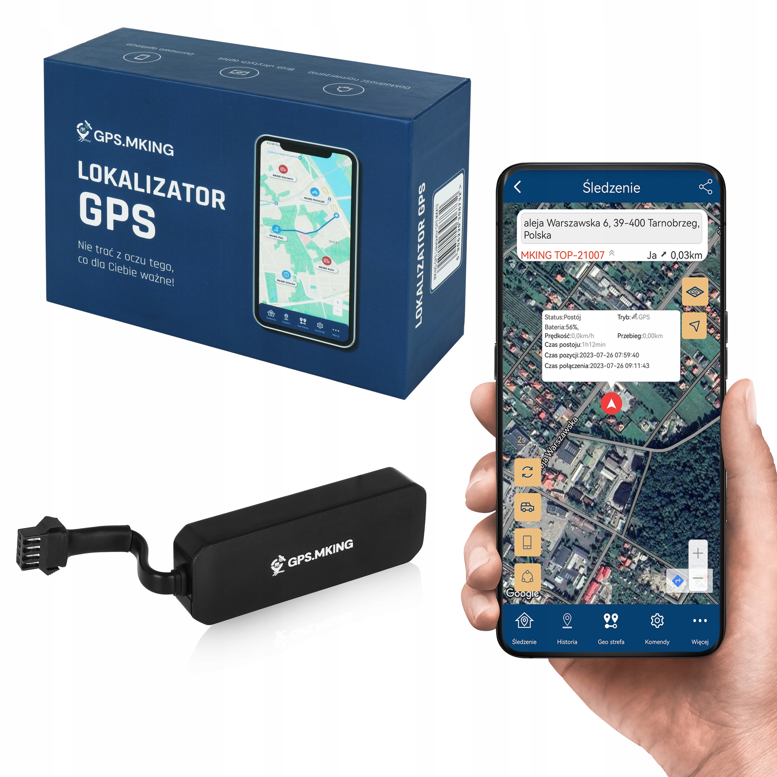 Gps Lokátor Bez Předplatného Aplikace Sledování Vozidla Vypnutí Zapalování
