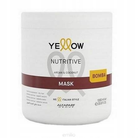 YELLOW ALFAPARF MASKA NUTRITIVE ARGANOWA 500ML