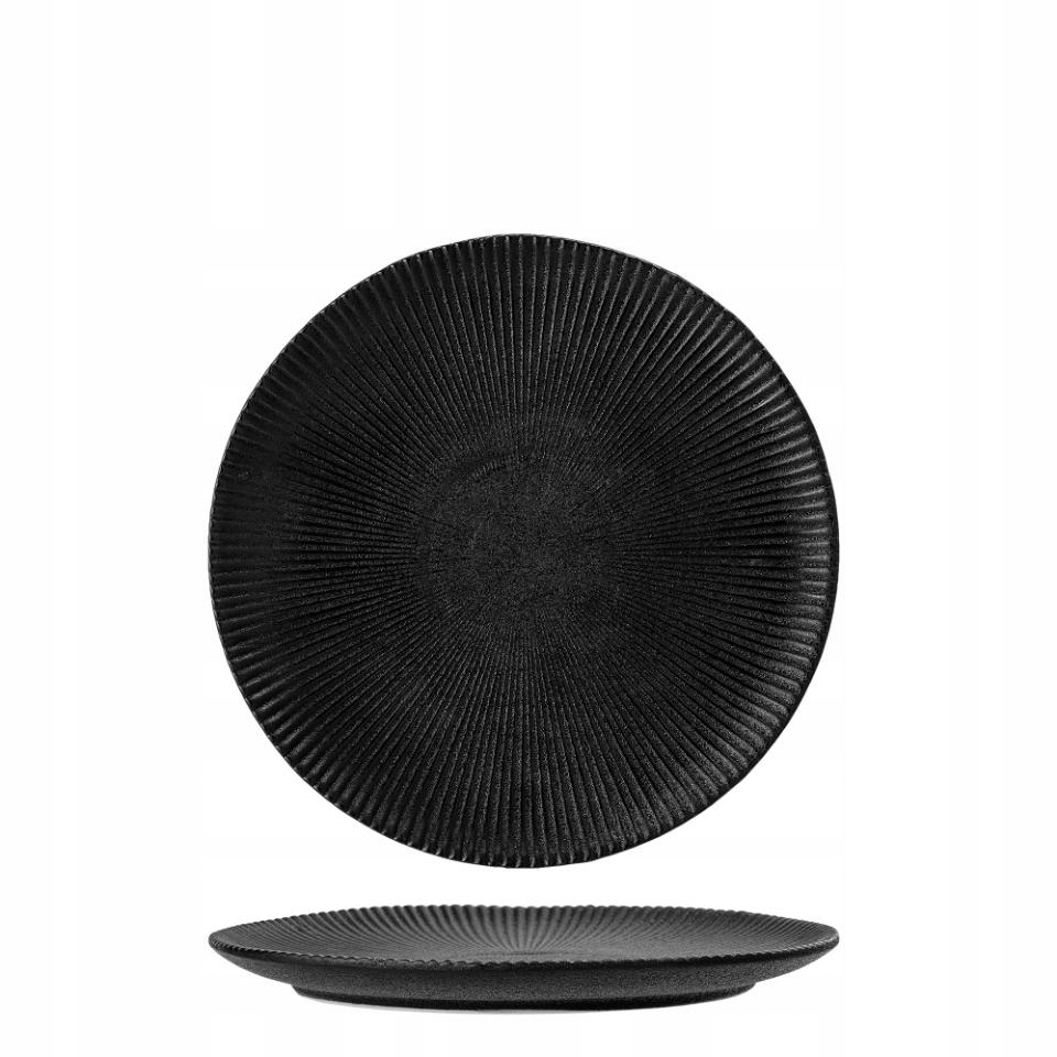 Bloomingville Neri Talíř 23 cm Černý