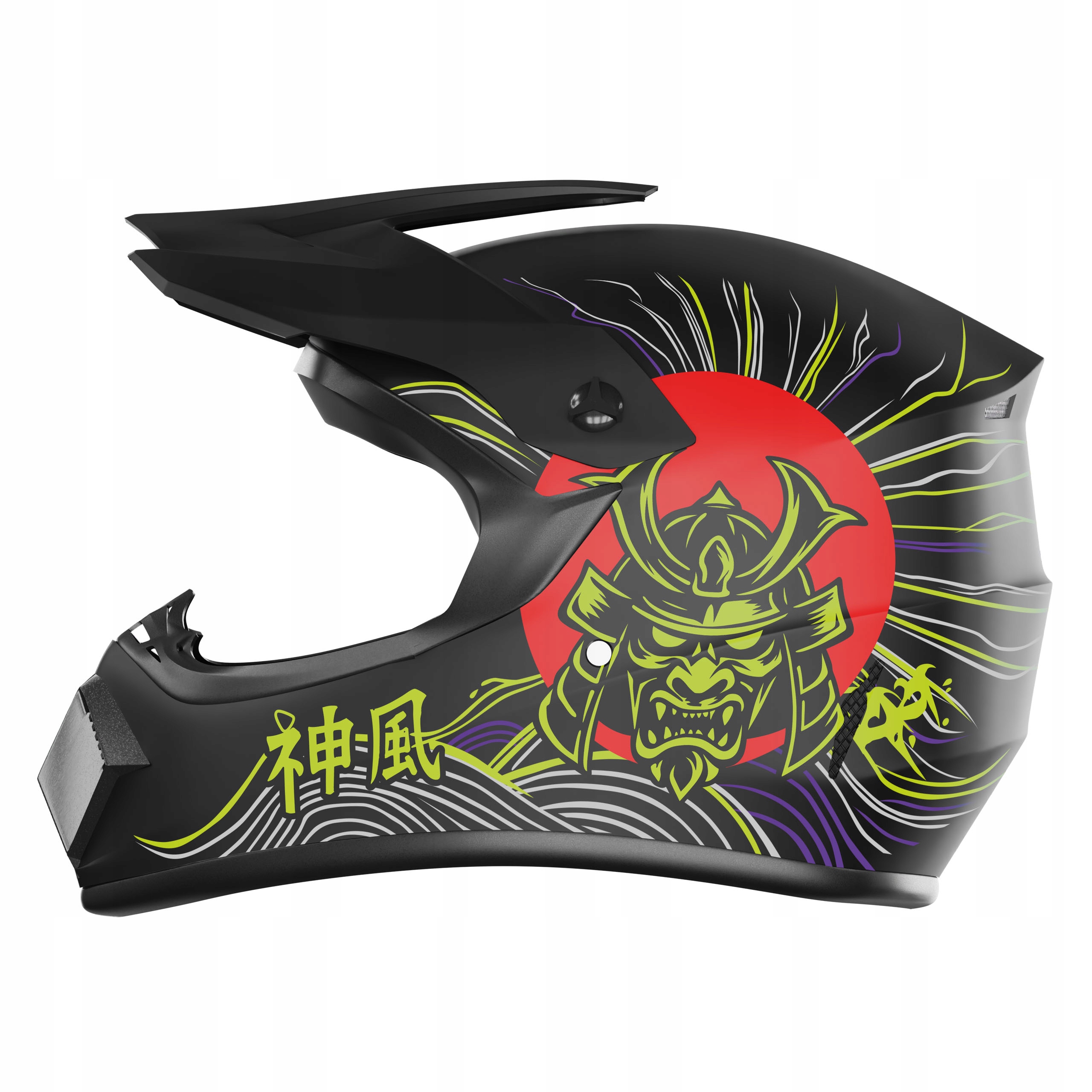 Kamikaze AKC207 Tokyo Drift M Czarno-czerwony
