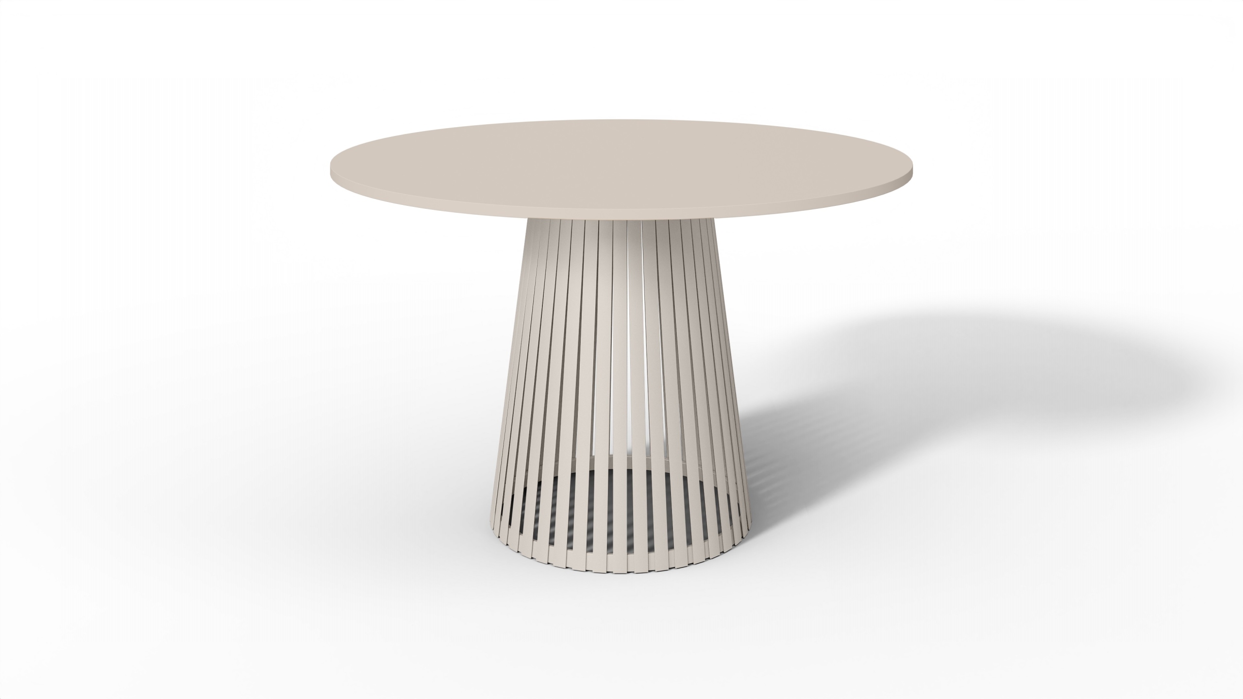 Stůl na kovové noze Kašmír, stůl Kašmír do obývacího pokoje 90 cm, Loftový stůl