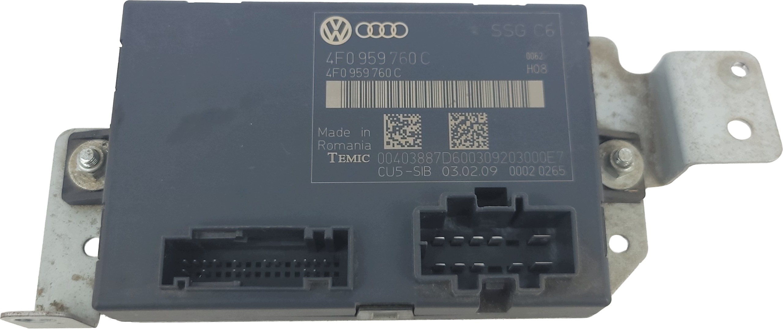 AUDI A6 C6 LIFT module control unit PAMIECI seat 4F0959760C