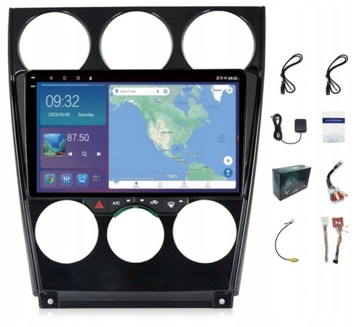 Gps Navigace Mazda 6 A 2002-2008 Wifi Carplay Bt Usb 4GB 64GB
