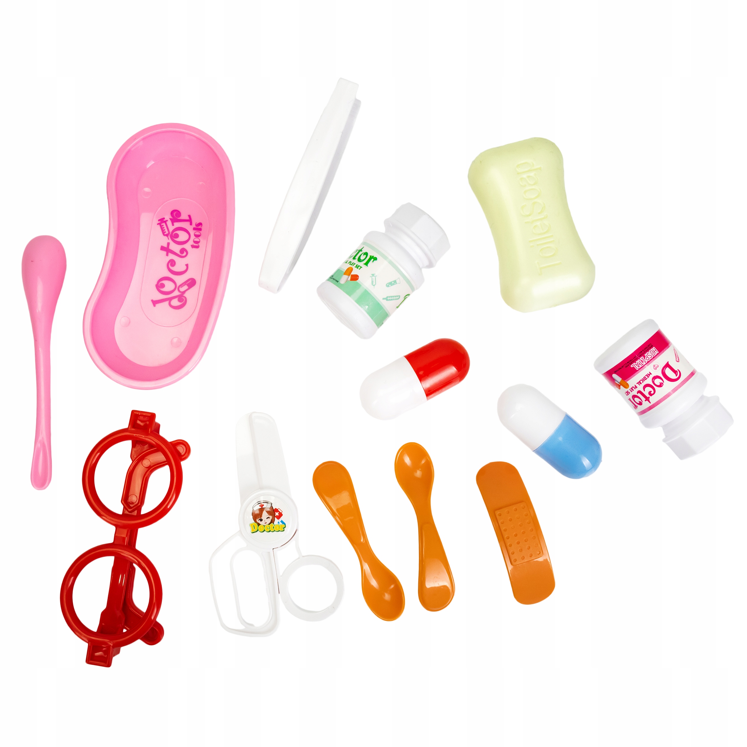 MAŁY DOKTOR ZESTAW LEKARSKI W KUFERKU DLA DZIEWCZYNKI FARTUCH AKCESORIA Kod producenta 3996