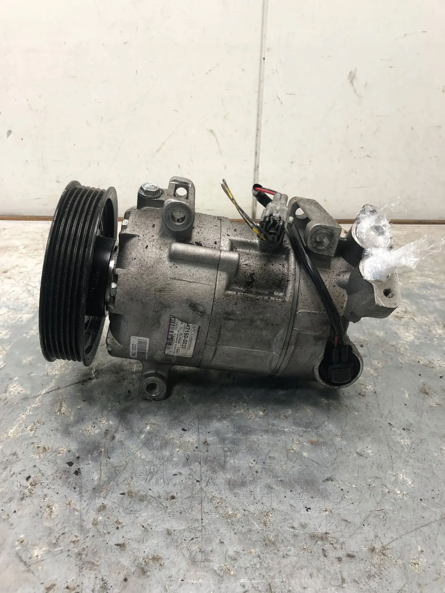 compressor compressor; of the air conditioning RENAULT SCENIC III 447150-0023