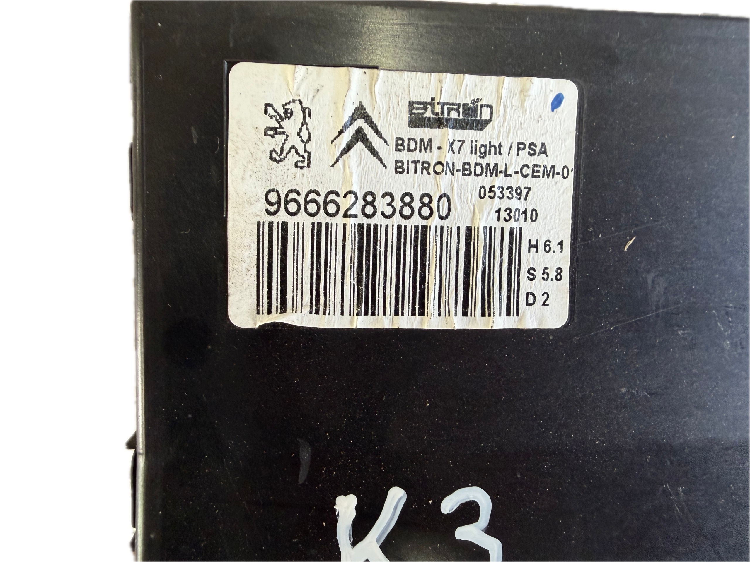 Bedienteil SITZ CITROEN C5 III X7 9666283880