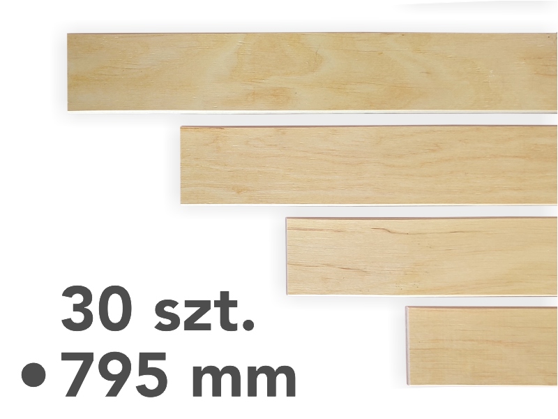 Listwa stelażowa sprężynująca 795 mm, do łóżka