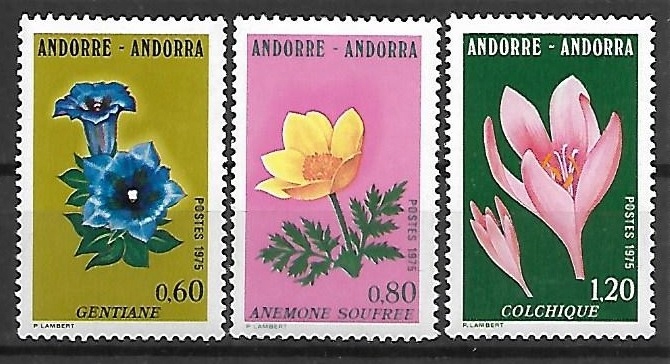 Andora xx Z58 flora kwiaty MNH VF