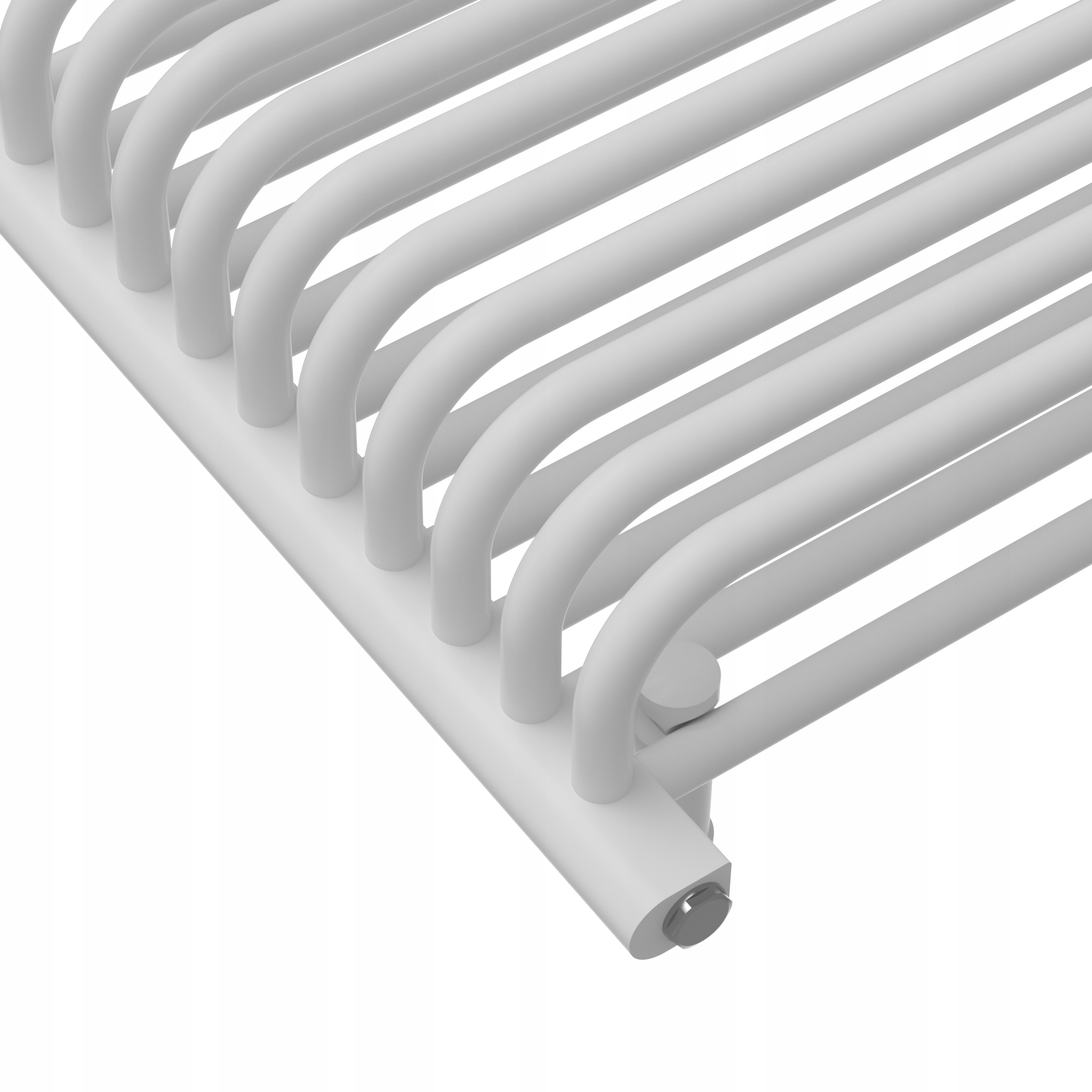 Arceno Koupelnový Radiátor CL 940 x 500 mm 710 Wat Bílý Mat Spodní A Boční