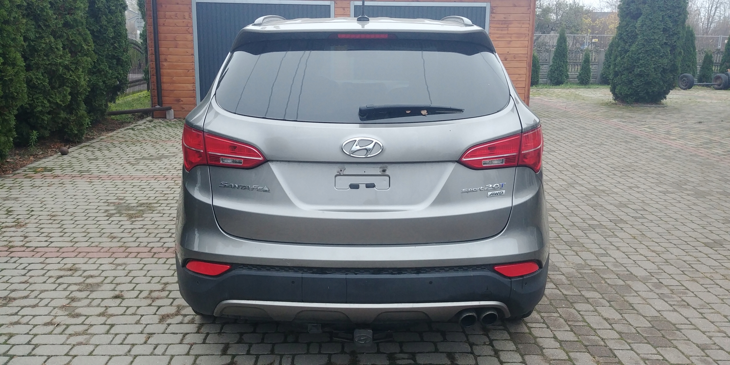 КОМПЛЕКТ ЗАД. КРИШКА БАГАЖНИКА БАМПЕР SANTA ФЕ III