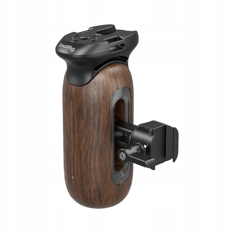 Uchwyt boczny SmallRig 5239 Wooden Side Handle with Nato Clamp