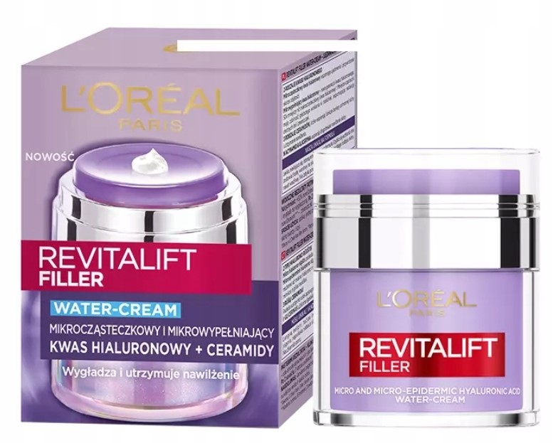 L'oréal Revitalift Filler Krém Na Obličej S Kyselinou Hyaluronovou 50 ML
