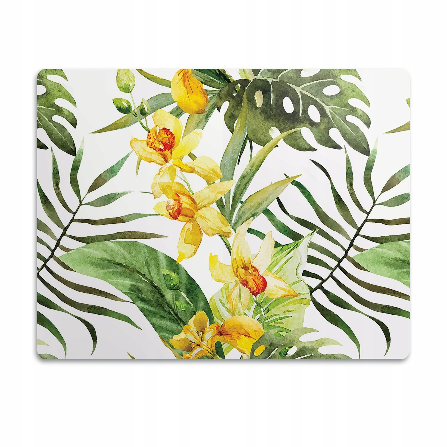 Levně Podložka pro psa pod misku Exotické listy 60x40 cm