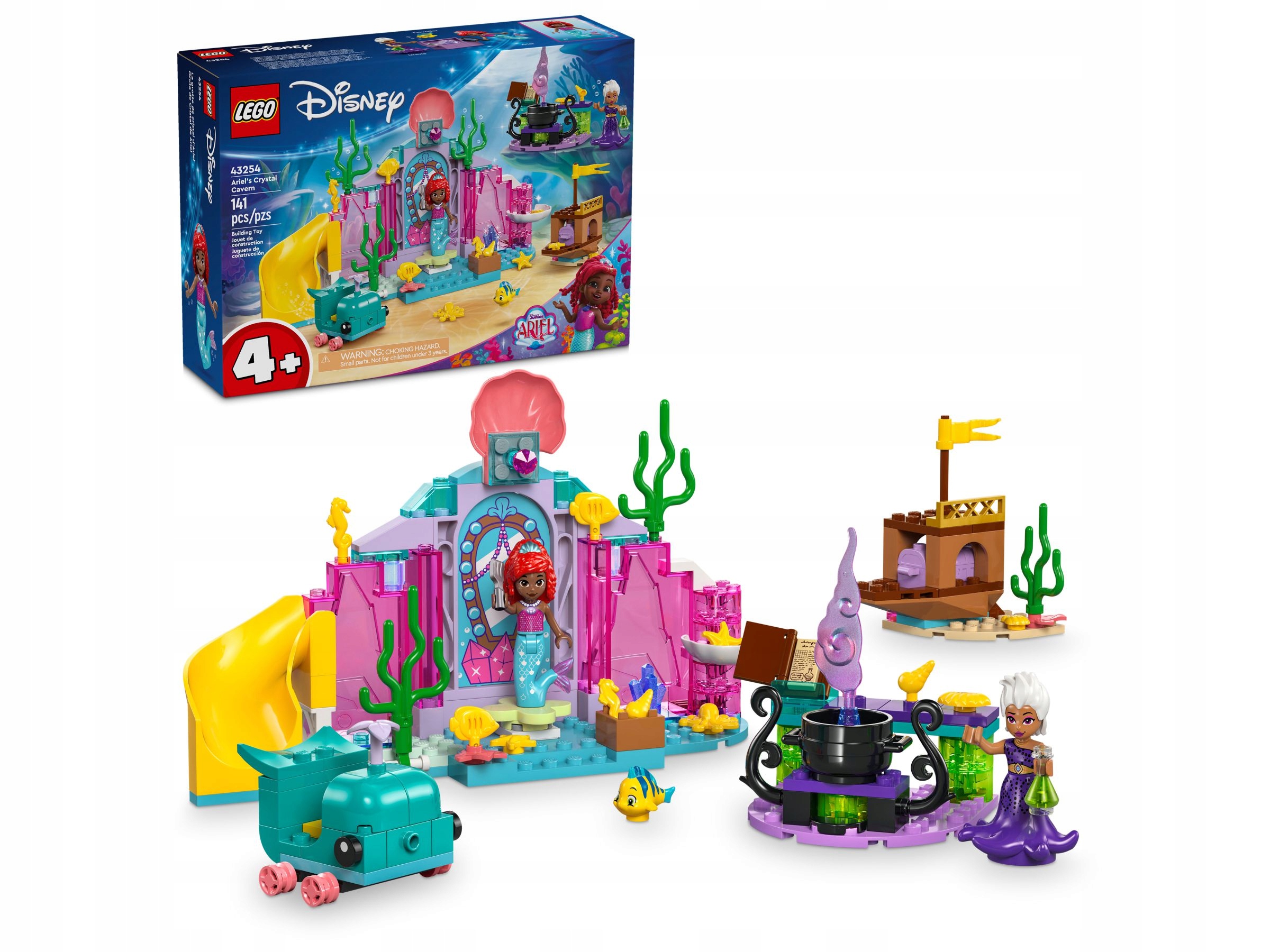 Lego Disney Ariel Kryształowa Grota Arielki 43254