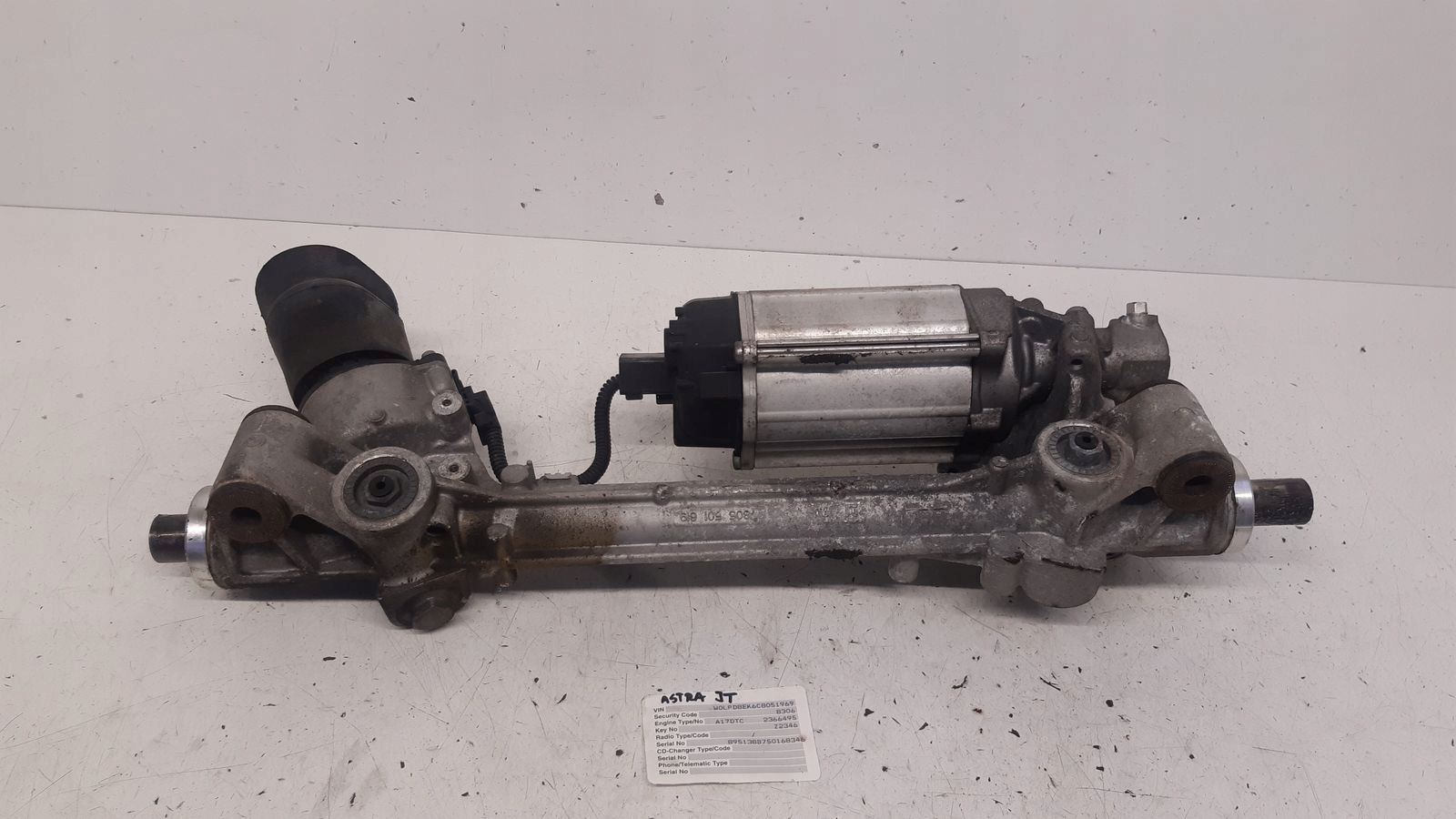servo control Opel Astra J 1,7 CDTI