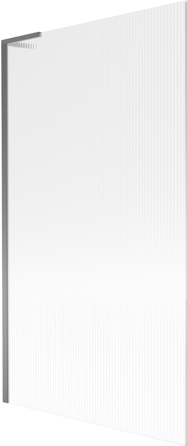 Mexen Next L Parawan Nawannowy 1-SKRZYDŁOWY 100X150 CM Prążki Gun Metal