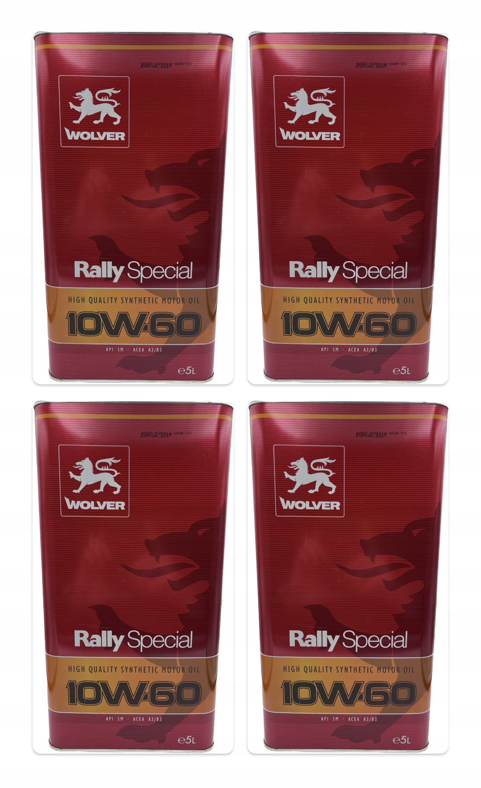 Olej Silnikowy Wolver Rally Special 10W-60 20 L