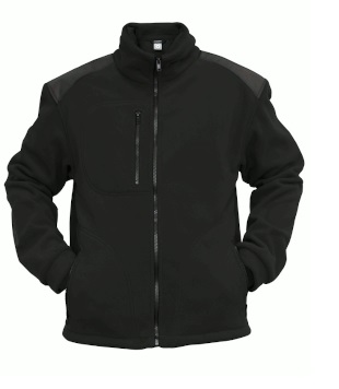 Bluza z polaru Premium gr.340 czarna ciepła r.M