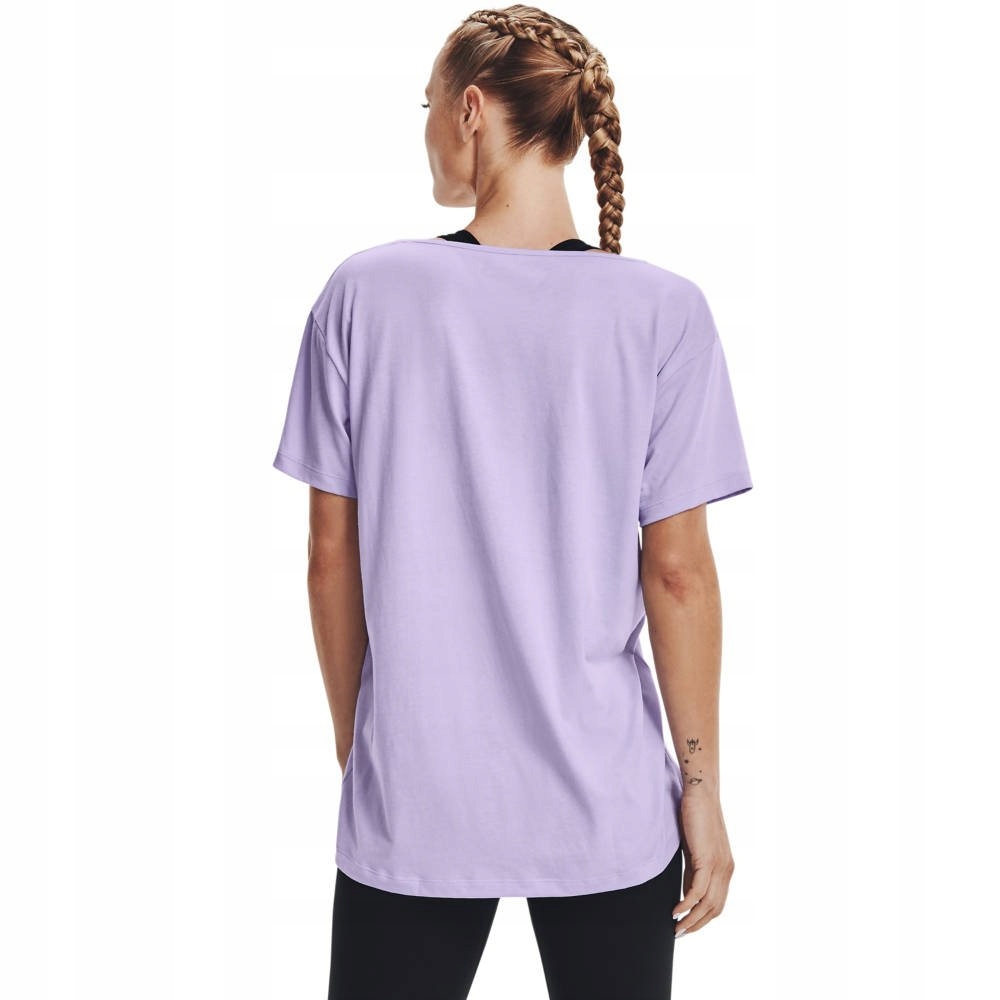 Tričko Dámské tričko Bavlna Under Armour Live Oversized Fialová vel. M