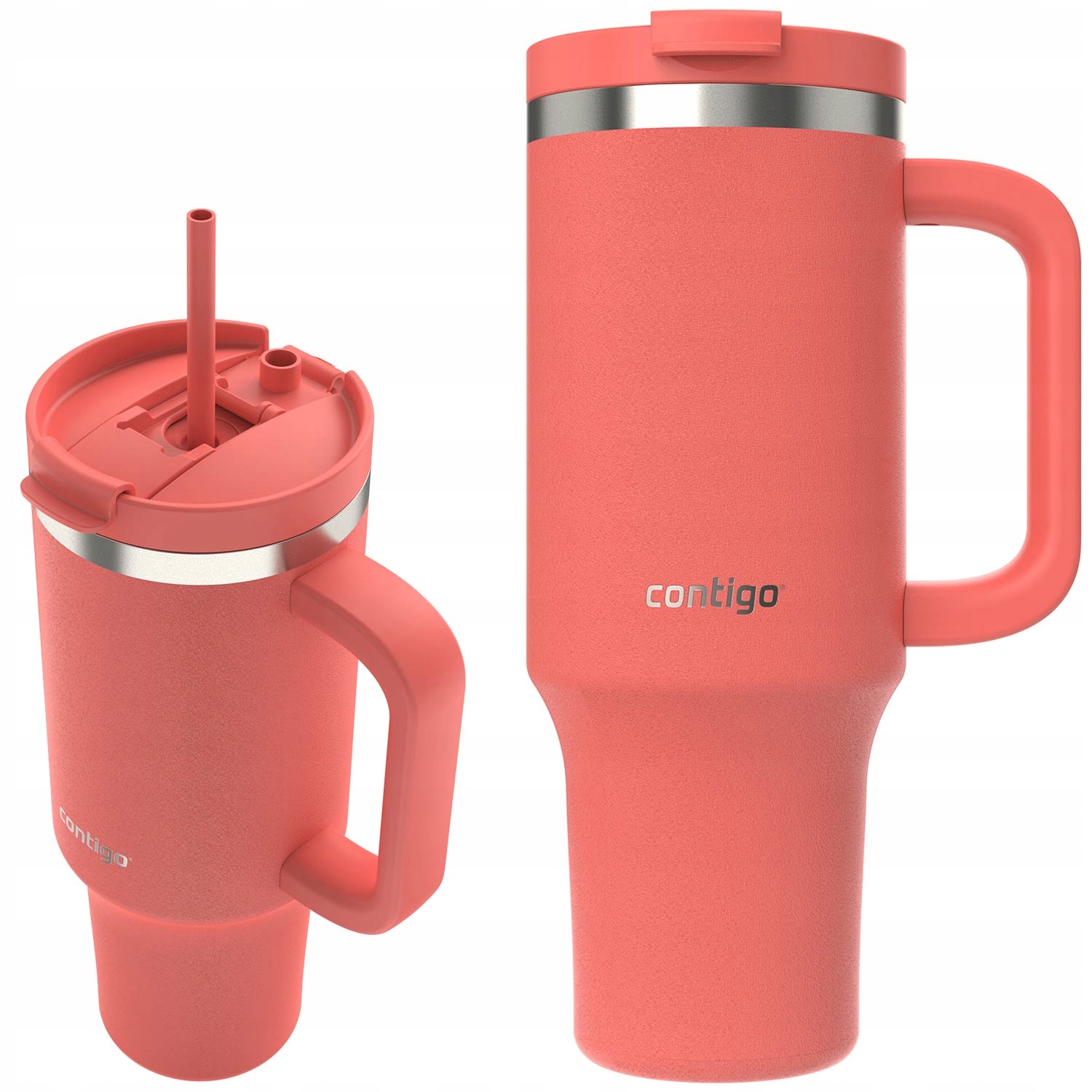 Termohrnek Contigo Streeteville Tumbler 1200 ml s brčkem Coral