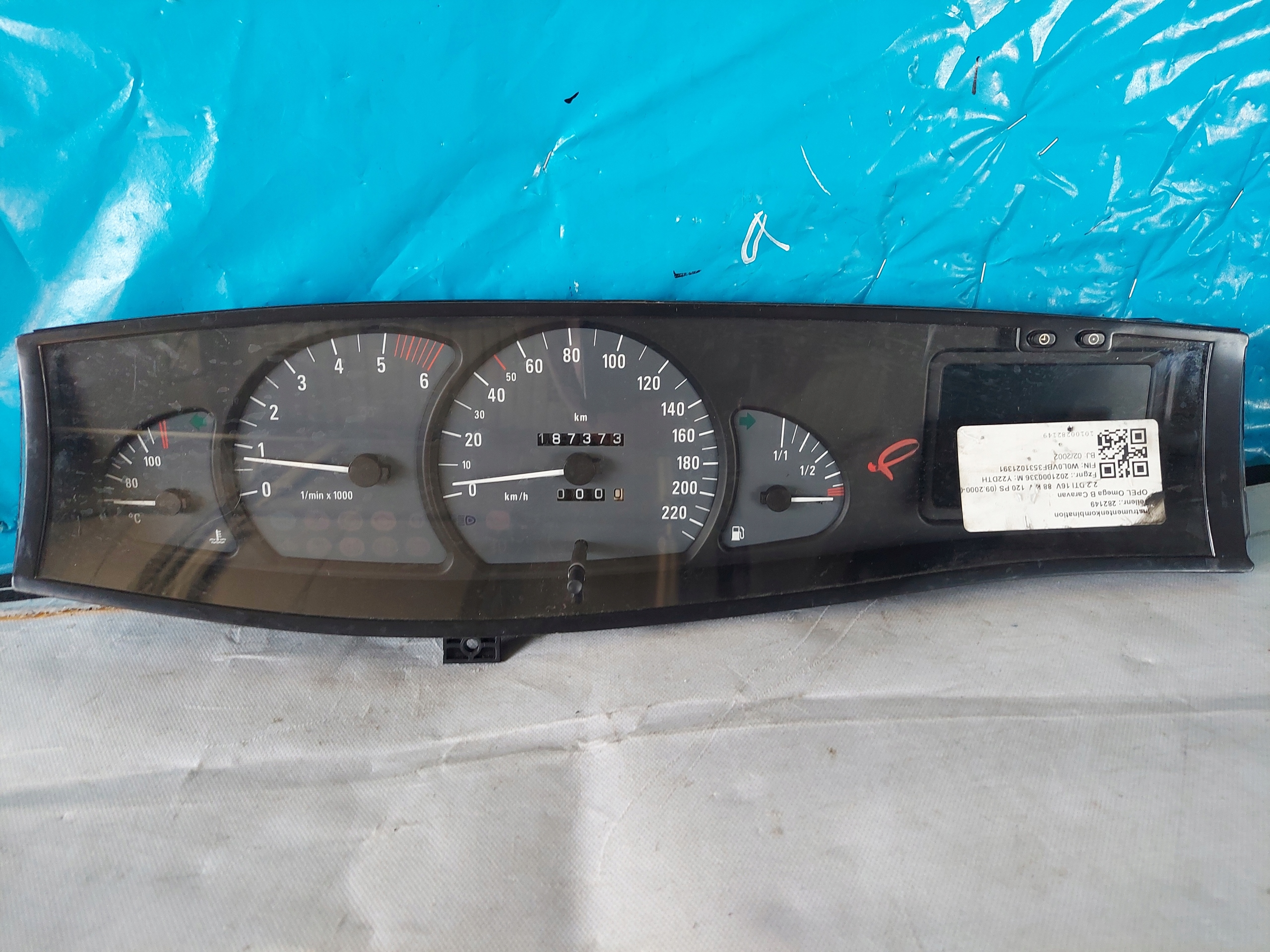 dials clock OMEGA B 2.2 DTI 09228420AT