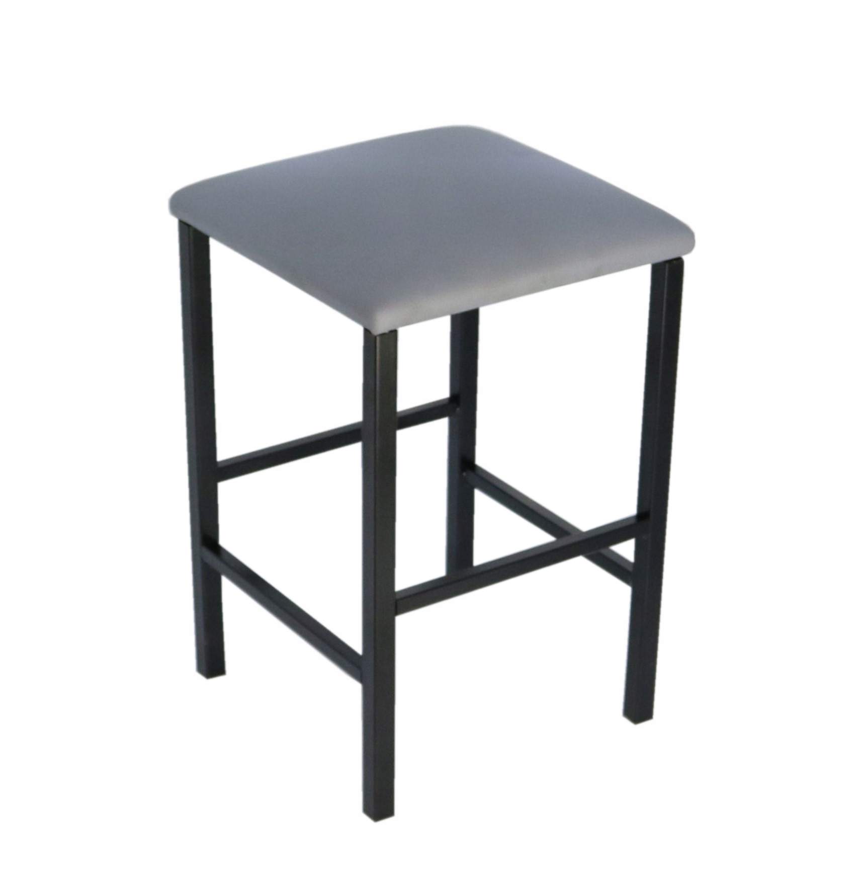 Stołek Taboret Klasyczny Kuchenny Czarny PL