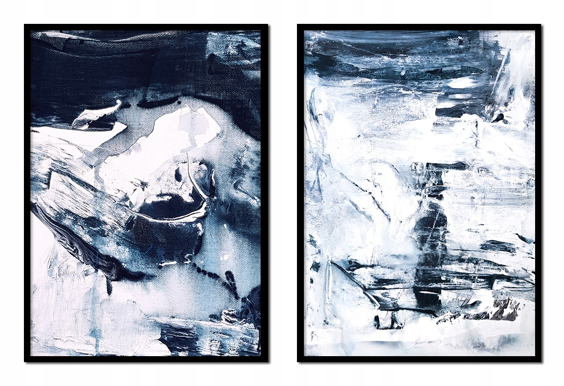 

Obraz Plakaty W Ramie 53x73cm Dyptyk Abstra P1720