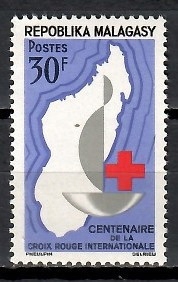 Madagaskar 1963 Mi 502 Czyste **
